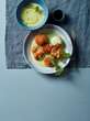 What's for dinner? Trout patties with green sauce