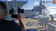 Chinese skepe bots tydens onderskepping van Filippynse boot