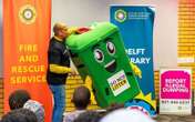 Litter-ally unbelievable! Hijackers ambush Cape Town's green mascot, Bingo