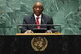 'A world free of barbarous acts': Ramaphosa highlights Israel/Gaza war in UN General Assembly speech