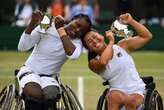 Wimbledon glory for SA's Montjane in wheelchair women's doubles with Kamiji of Japan