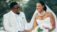 Tshepi Vundla and JR tie the knot in a dreamy white wedding ceremony