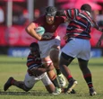 Top-rugbyskole vorm ruggraat van o. 18-Cravenweekspanne