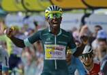 Wéér glorie vir Girmay (en Afrika) in Tour de France