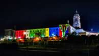 Union Buildings illuminated in SA flag colours for Ramaphosa's historic second inauguration