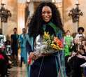 PHOTOS | 'It's been amazing': Nomzamo Mbatha showcases Khosi Nkosi designs at Milan Fashion Week