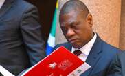 After collapsing during speech, Mashatile is 'in good health', according to his office