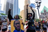 George Floyd's family visits White House to lobby Joe Biden for US police reform on anniversary of death