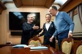 Europese leiers wys solidariteit teen Rusland met besoek aan Kijif