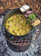 What's for dinner? Potjie pork green curry