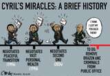 CARTOON BY CARLOS | A brief history of Ramaphosa's miracles