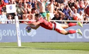 Rees-Zammit op pad terug na rugby nadat daar dadels van VSA-voetbal-droom kom
