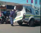WATCH | Eastern Cape police van with broken rear door raises eyebrows