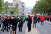 Thousands protest in Brussels as EV troubles threaten Audi plant