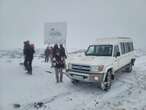 SEE | Light snowfall blankets Sani Pass in KZN