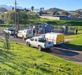 Munisipale werkers van Stellenbosch kom op dele van fetus af