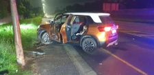 3 vas ná jaagtog op N1-hoofweg in Kaapstad