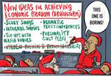 CARTOON BY CARLOS | EFF's search on for new ideas