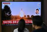 North Korea fires two short-range ballistic missiles, one fails