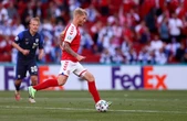 Captain Kjaer, a rock for Denmark in Eriksen trauma