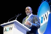 Mantashe neem waar as president