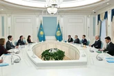 Токаев принял представителя Финансовой корпорации США Бена Блэка