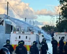 Police use water cannon against rioters in Northern Ireland