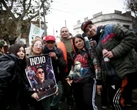 Mourning fans queue for miles to pay tribute to ‘distinctly Argentine’ rock star