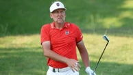 Poulter suffers knee injury 'hopping up two steps'