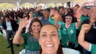 Mexico's President Sheinbaum joins fans as World Cup gets underway