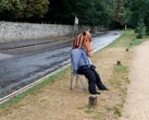 Wiltshire village exhibits Martin Parr’s final photos of scarecrows and prize veg