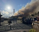 Scores of firefighters tackle major blaze at south London recycling centre