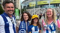 Fans enjoy Wembley despite Brighton's FA Cup loss