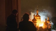 Russian attack sets fire to a UNESCO-listed monastery in Kyiv