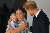 Harry beams and Archie wears England top in Meghan’s Father’s Day post