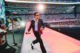 Harry Styles kicks off record-breaking Wembley run with Hockney tribute