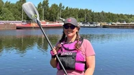 Paddleboarder completes coast-to-coast challenge