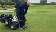 An 'inspiration' - helping wheelchair users play golf again