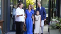 William and Kate arrive at Wimbledon with George and Charlotte