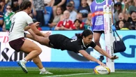 Braxton Sorensen-McGee scores hat-trick as World Cup holders NZ thrash Ireland