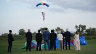 Sunak says Biden wanted to talk to parachutist, not wandering away, at G7 event