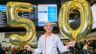 Train chef celebrates 50 years on the railway and says he has ‘no plans to stop’