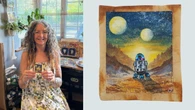 Artist paints out of this world Star Wars inspired scenes on used tea bags