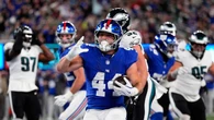 Cam Skattebo scores three touchdowns as New York Giants stun champions