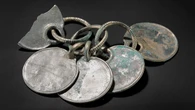 Museum staff describe ‘magical’ moment hoard’s silver colour was revealed