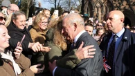 King greeted by thousands of well-wishers on visit to Lichfield Cathedral