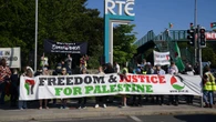 Protesters call for RTE and BBC boycott of Eurovision