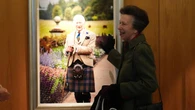 Princess Royal unveils portrait of the King at Scottish Parliament