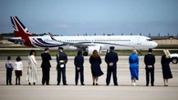 Camila wears symbol of unity as King and Queen arrive for US state visit