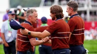Luke Donald eyes Ryder Cup history after tensions boil over on fiery second day